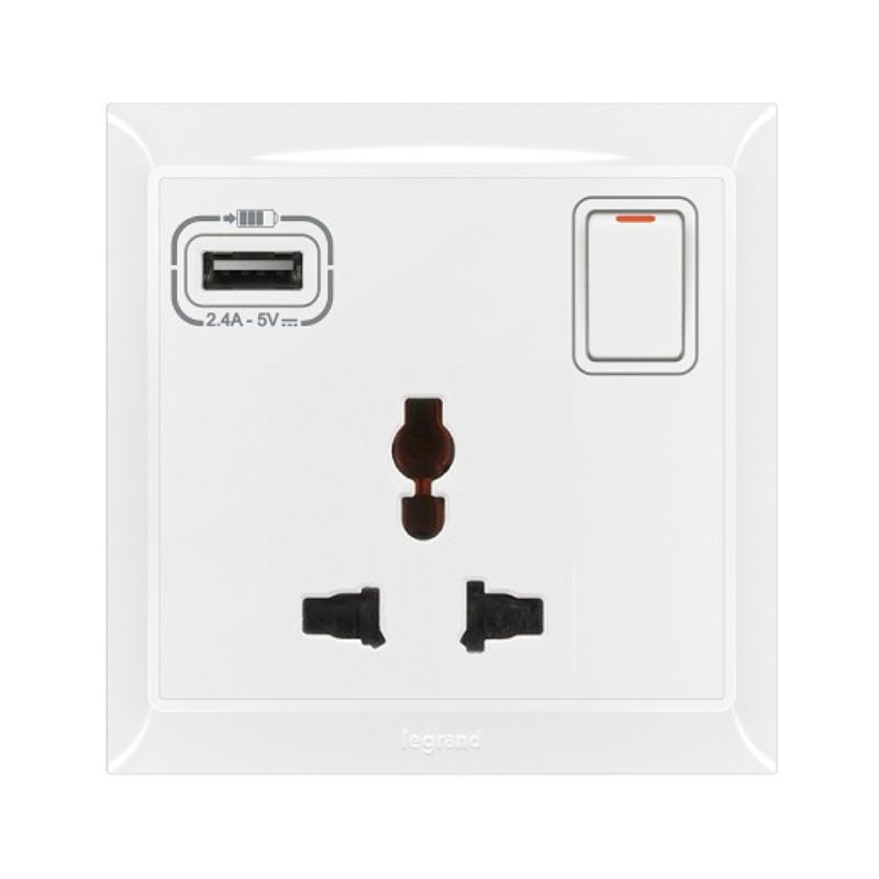 3 dòng ổ cắm USB legrand nên mua