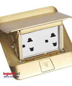Hộp âm sàn 3M màu vàng đồng 54015 legrand
