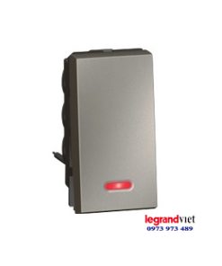 Công tắc 2 chiều có dạ quang màu xám