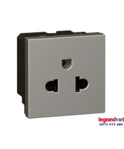 Hạt ổ cắm đơn 3 chấu âu mỹ