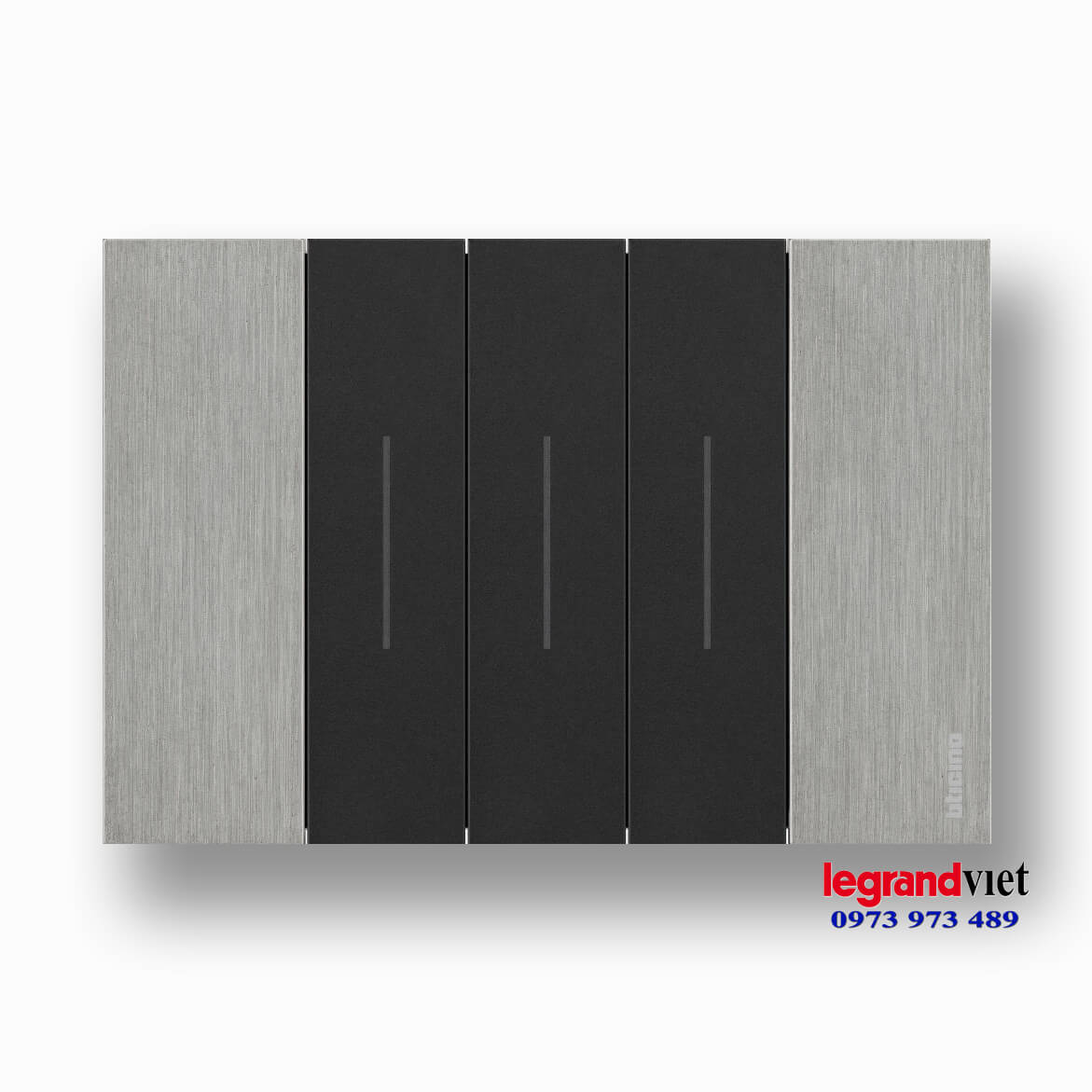 Mặt công tắc Living Now màu Steel KA4803ZG