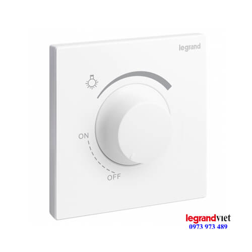 Chiết áp đèn màu trắng Galion – Legrand