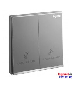 Nút nhấn dọn phòng và chống làm phiền màu Dark Silver Galion