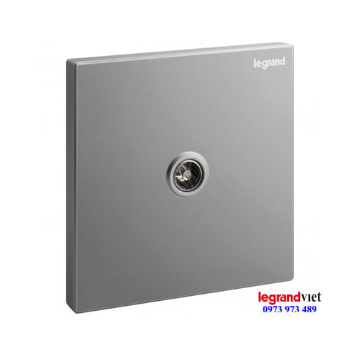 Ổ cắm tivi màu Dark Silver Galion – Legrand