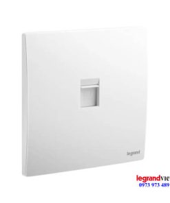 Ổ cắm mạng đơn RJ45 Cat6 Mallia Senses 281162MW