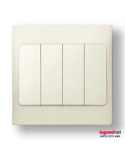 Công tắc bốn màu trắng Mallia – Legrand