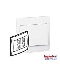 Ổ cắm mạng điện thoại màu trắng Mallia – Legrand