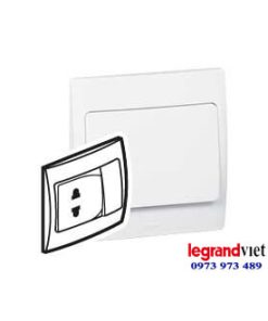 Ổ cắm đơn kèm công tắc màu trắng Mallia – Legrand