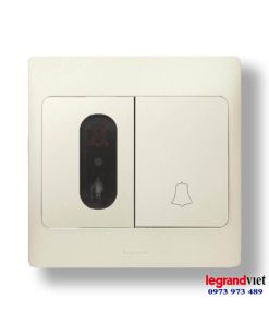 Nút nhấn chuông dọn phòng màu trắng Mallia – Legrand