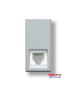 Hạt điện thoại Axolute – Bticino màu ghi
